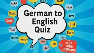 Learn German the FUN Way! 🎉 Guess the Meaning Quiz!! The ULTIMATE German Vocabulary Test!!