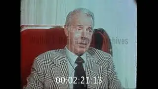 Joe DiMaggio interview - September 19, 1975 - WSB TV newsfilm clip