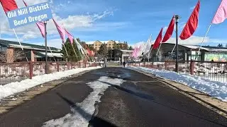 Take a walk with me around the Old Mill District in Bend Oregon.
