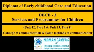 DECE - 3 (Unit 12, PART 3, Unit 13, Part 1), Counselling Session 2025, IGNOU LSC 2299