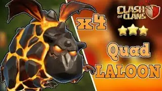 QUAD LALOON || TH 9 Attack Strategy