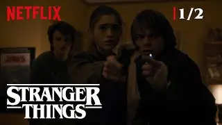 Jonathan, Nancy & Steve Vs The Demogorgon | Stranger Things 1 | EP8 | 1/2 | Netflix | (HD)