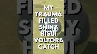My trauma filled SHINY Hisui Voltorb Catch in Pokemon Legends Arceus