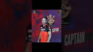 Rcb new captain 2022 | Faf Duplesis rcb new captain status | Rcb new captain | #rcb #rcbcaptain2022