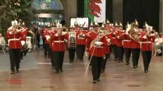 Buxton Military Tattoo 2012 - The Massed Bands form up to Royal Salute