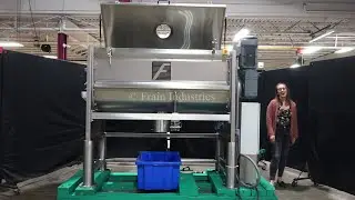 Morcos RM1000 Powder Ribbon Mixer Demonstration