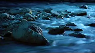 Peaceful Water Sounds with Soft Piano Music | Relax, Study, Sleep & Meditation