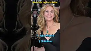 Most Highly Paid (Remuneration) 10 Actresses in the world #richest #actress #world