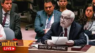 LIVE: Palestinian Permanent Observer Delivers Statement At UN