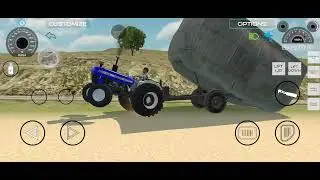 INDIAN VEHICLES SIMULATOR 3D NEW UPDATE BIGGEST TRALLI NEW HOLLAND WITH CHARACTER 😝☺️