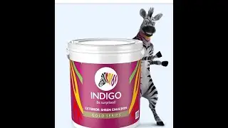 INDIGO PAINTS EXTERIOR SHEEN EMULSION PAINT  SHADE --GOLDEN YELLOW
