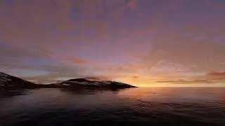 D5 Render 3.0 - New Ocean & Volumetric Clouds | Realistic Sunset Timelapse