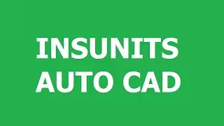 Для чего используется INSUNITS в AutoCAD?