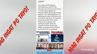 FACE APP Warning to all user's