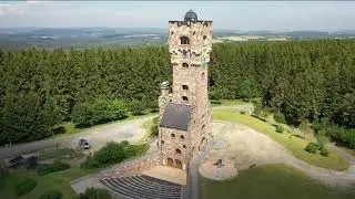 Altvaterturm bei Lehesten im Th&uuml;ringer Schiefergebirge
