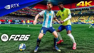 FC 26 &mdash; Аргентина против Бразилии &mdash; отборочный матч чемпионата мира 2026 года | ПК&trade; [4K60 кадров ...