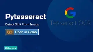 Pytesseract OCR | Detect Digits from Image