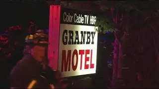 Portion of Route 202 closed after fire at Granby Motel