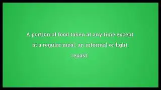 Luncheon Meaning