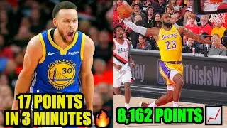 NBA Playoff Records For 15 Minutes Straight 📈