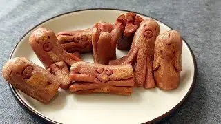 SAUSAGE CUTTER SET from Daiso Japan