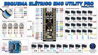 Esquema Elétrico | Como Fazer Volante Caseiro com STM32 | G-TEC