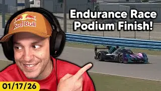 Getting a Podium Finish in this Endurance Sim Race!