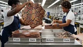 How Red-Tailed Boa Leather Turns Into $8,000 Luxury Clutches That Sell Out Instantly