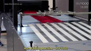 THERMOTRON STP1000 AUTO FOLDING MACHINE AND  NT50 AUTO STACKING MACHINE   PERFECT MATCH !!!