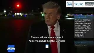 Trump taxează Franța după ce a refuzat să se alăture Consiliului pentru Pace