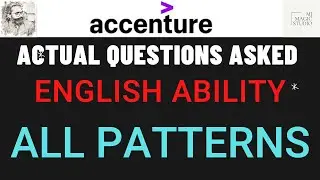 ACCENTURE HIRING 2024/25 - SECTION 1 VERBAL ABILITY - Actual Questions Asked with Answers