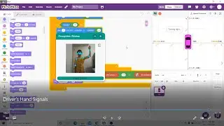 Driver's Hand Signals Explained Using Machine Learning on Scratch Based Platform | PictoBlox | AI