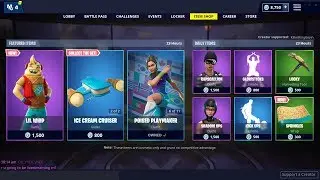 NEW ICE-CREAM HEAD SKIN + SPRINKLES WRAP: Fortnite Item Shop