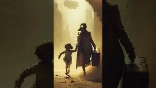 Through the Sand #cinematicscifi #motherandchild #aishorts
