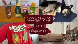 Vlogmas 2025 Days 17-20 | Wrapping Jacobs Gifts, Work with me, and How I Make Coffee At Home
