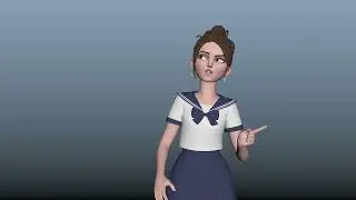 A very rushed lip-sync animation I made for 3D animation class