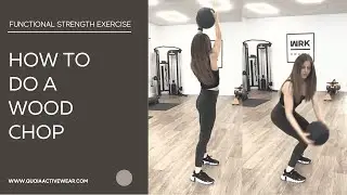 How To Do a Medicine Ball Wood Chop Exercise