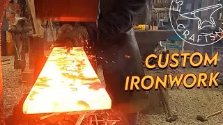 Forging Decorative Brackets for an Antique Tool