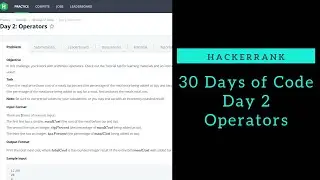 Operators || HackerRank || Day 02 ||| Python