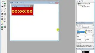 Создание цифровой часа в Visual Basic 6 0