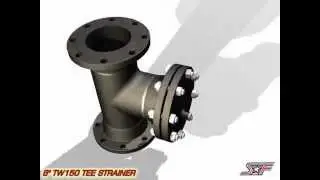 Sure Flow Equipment - 6''TW150 TEE STRAINER