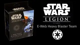 Енот открыл Star Wars Legion. E-Web Heavy Blaster Team.