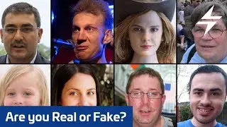 Are You REAL or FAKE? Scary Computer-Made People!