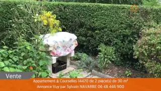 Vente - Appartement &agrave; Courselles (14470) - 2 pi&egrave;ce(s) de 30 m&sup2;