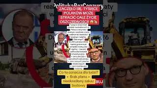Tysiące Polak&oacute;w może stracić wszystko! Do 30 czerwca 2026 &ndash; blokada budowy w całej Polsce&rdquo; 🔥🏡💥
