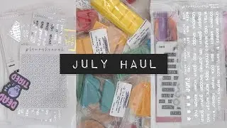 July Monthly Haul ✨ Foiled Planner Stickers and Wax Melts!