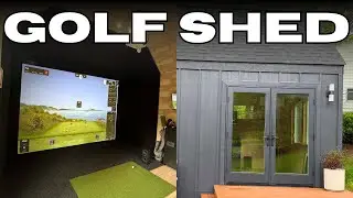 Caddyshack Shed Golf Simulator Custom Build [Lake Oswego, OR]