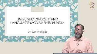 Liguistic Identity and language Movements in India