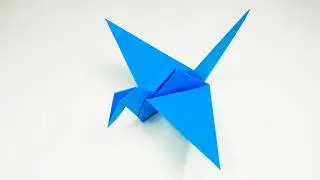 Origami Crane | Paper crane🦢💖Fun & Easy Origami #origami #origamicrane #papercrane