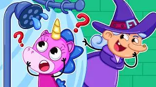 Куда Пропала Вода? | Магический Трюк Злой Ведьмы! | Развивающие Мультики для Детей  | Крошка Мими🦄
